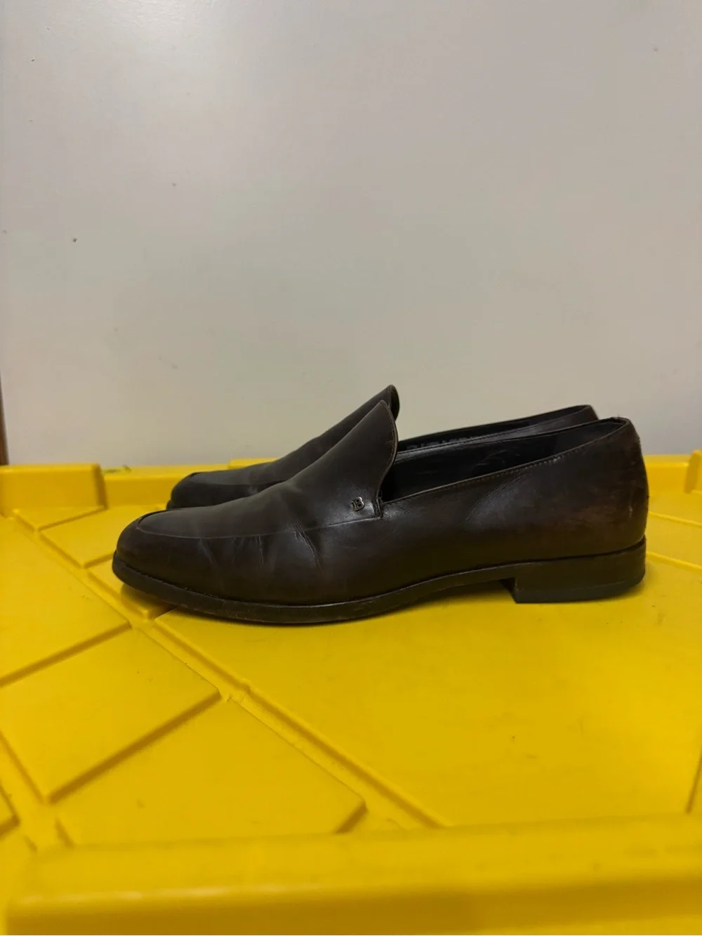 Bally Men’s 8.5 D Brown Leather Venetian Loafers Made in Switzerland